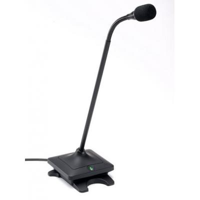 6 inch Gooseneck Elite Wired Microphone in Black